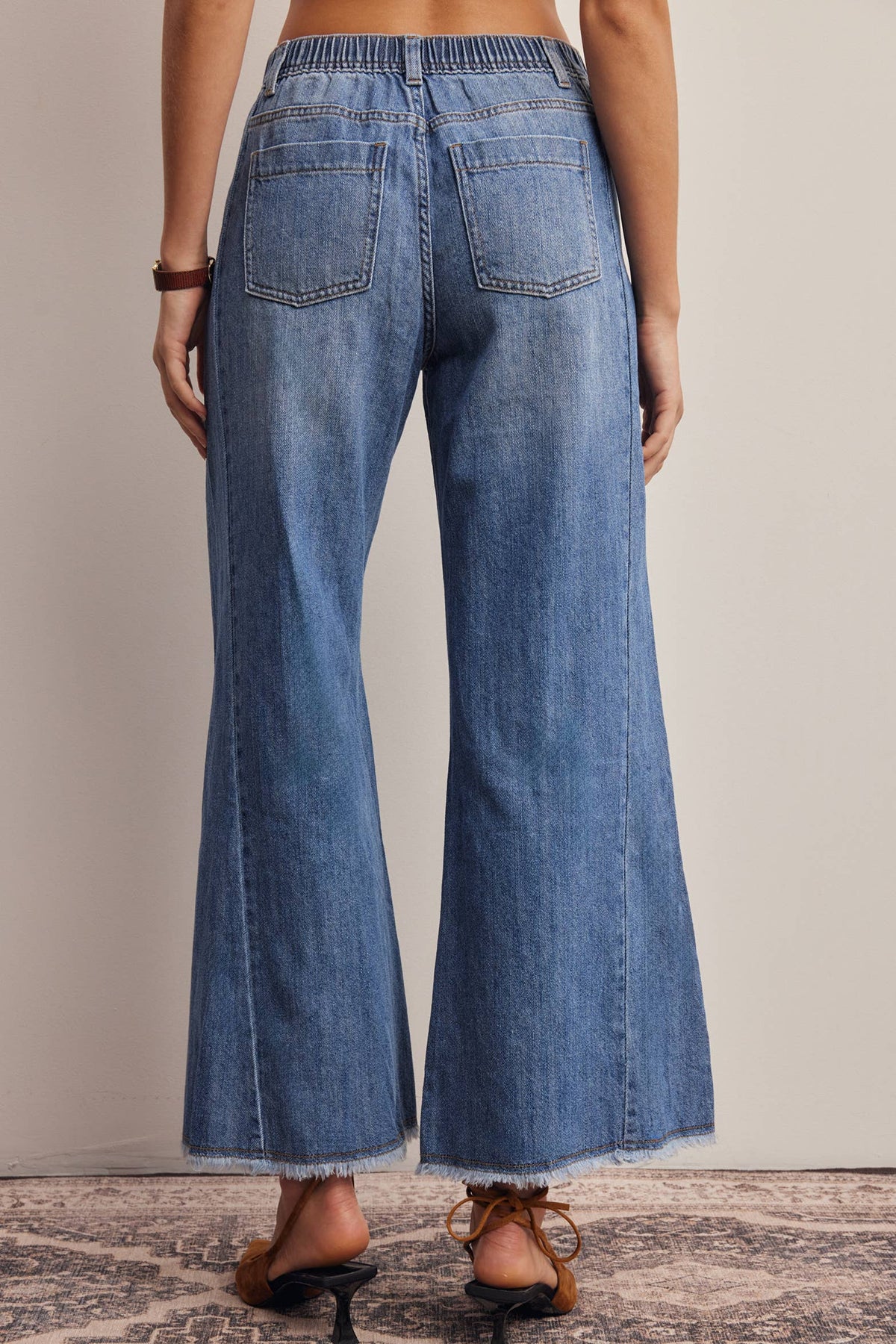 Wide Leg Denim Jeans