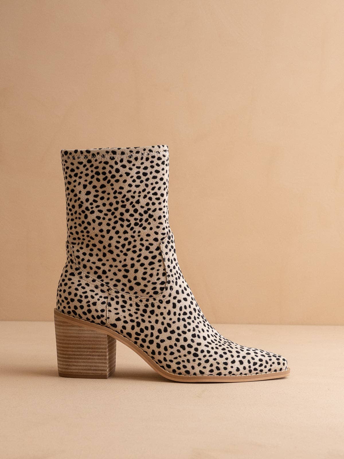 Cheetah Sleek ankle hugging bootie