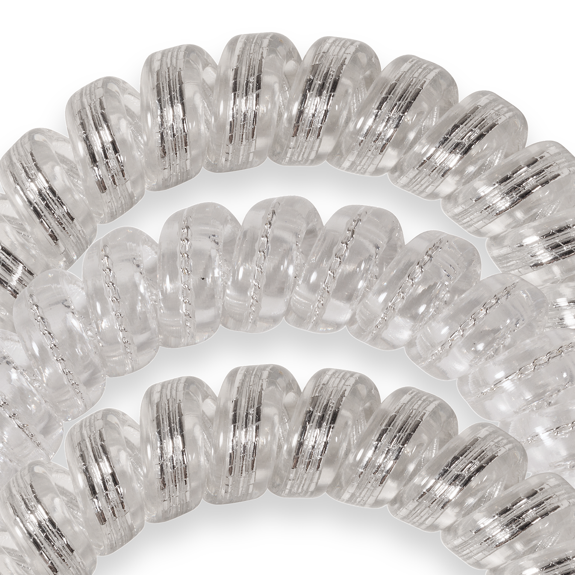 Spiral Hair Coils | Large | Silver Slay Hair Ties