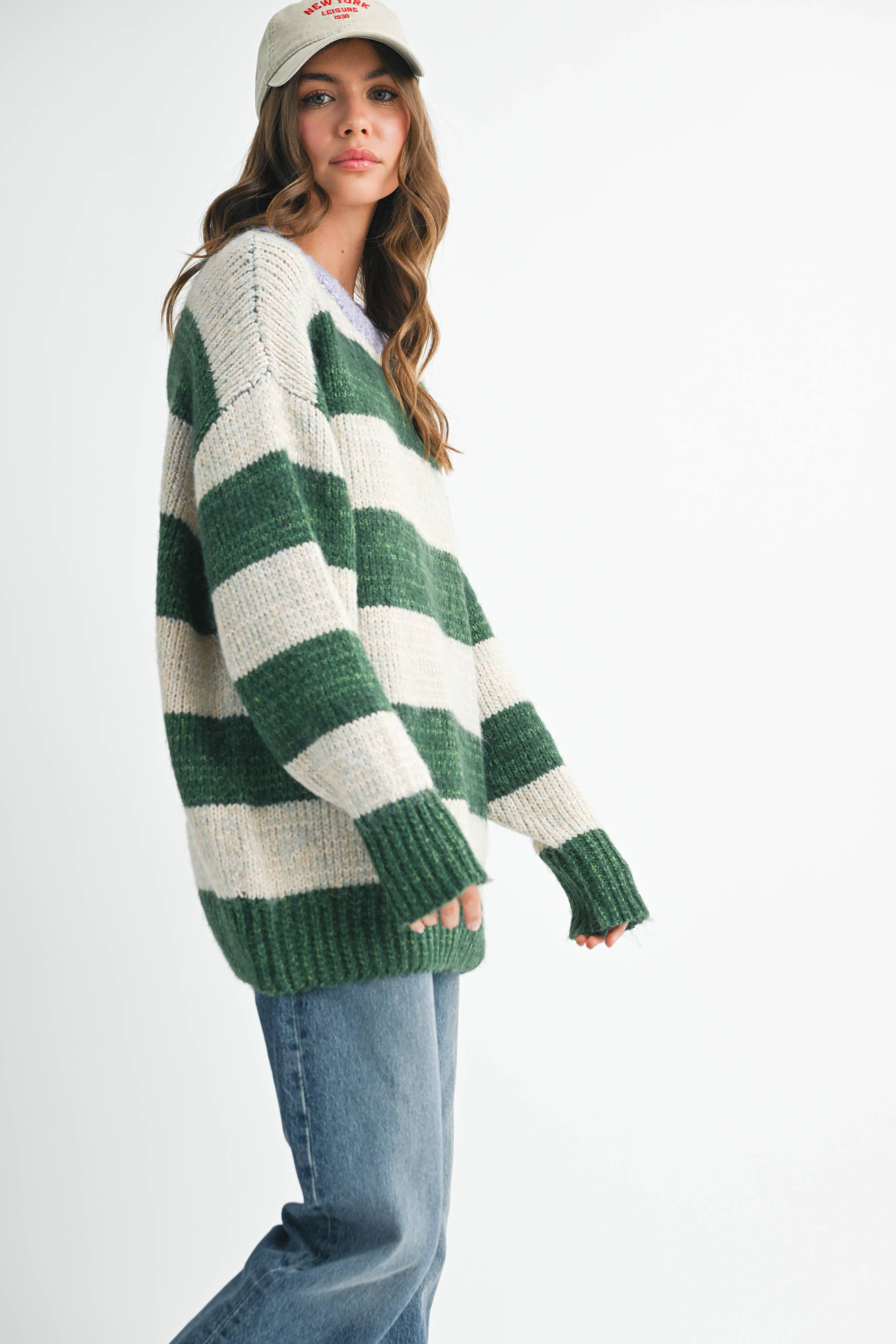 Oversized Striped Sweater