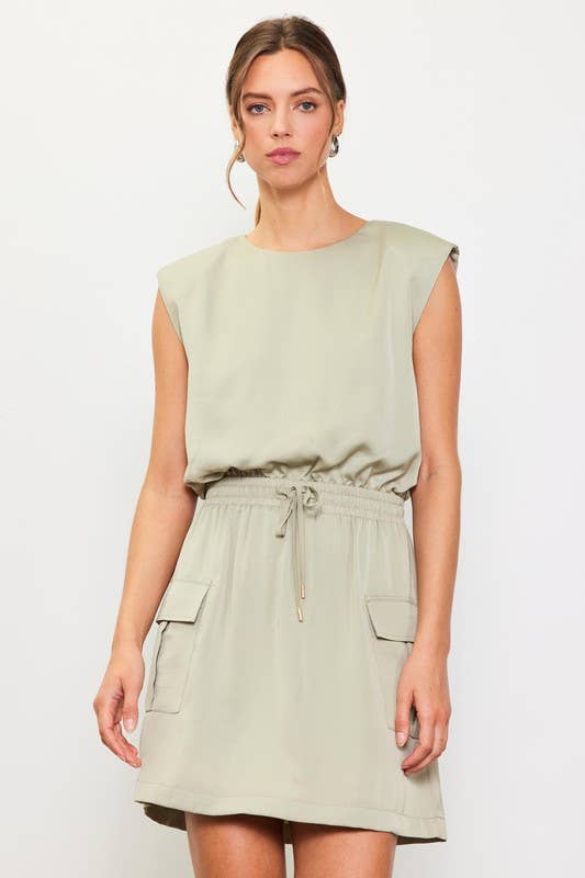 Muscle Utility Mini Dress