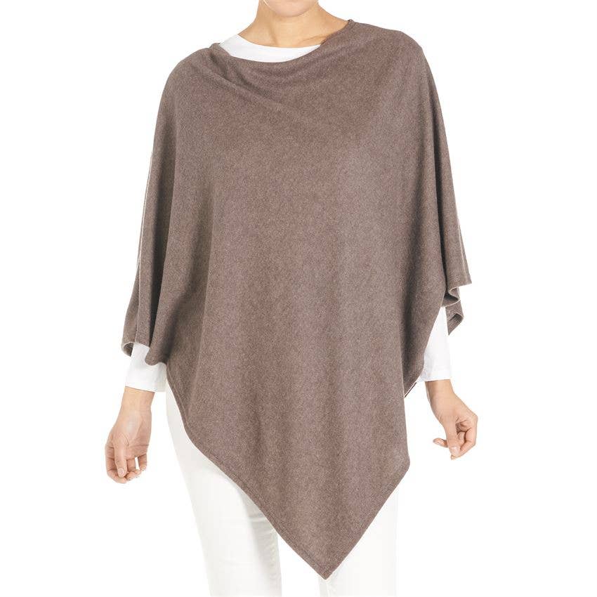 The Lightweight Brushed Poncho-Fall
