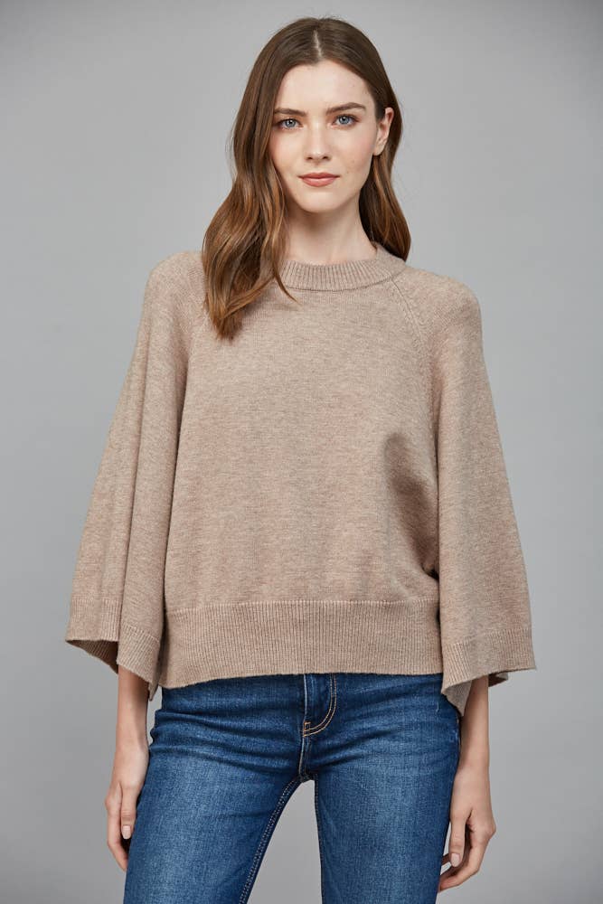 REGLAN CREW NECK SWEATER