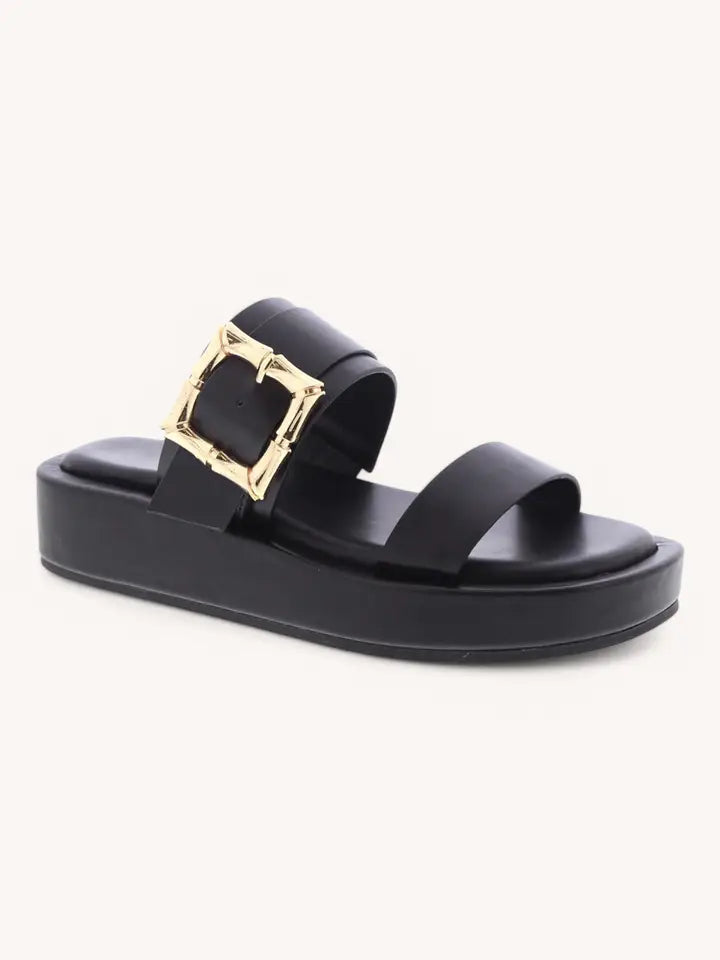 Chunky Platform Buckle Sandle