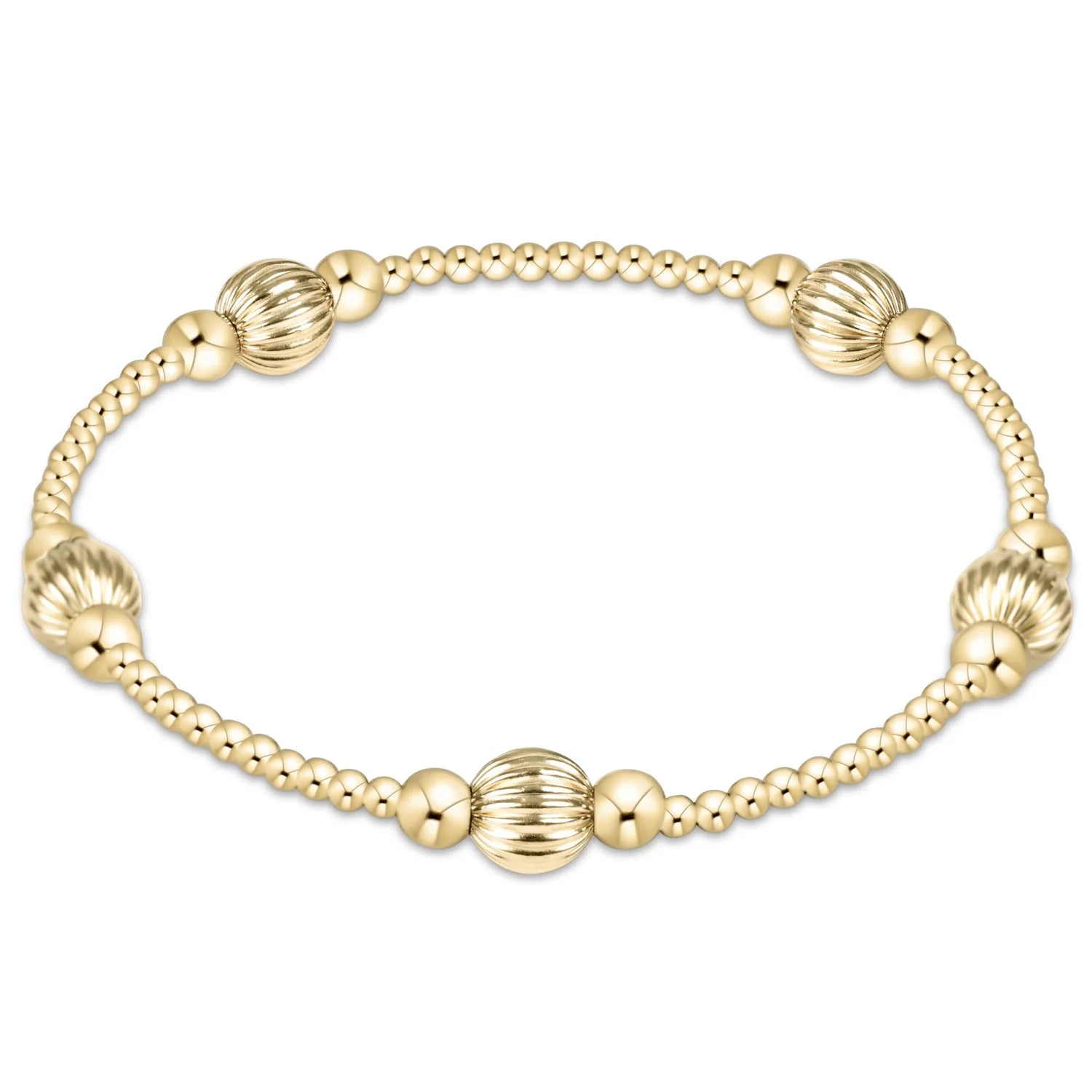 Purpose Dignity 6mm Bead Bracelet - Gold