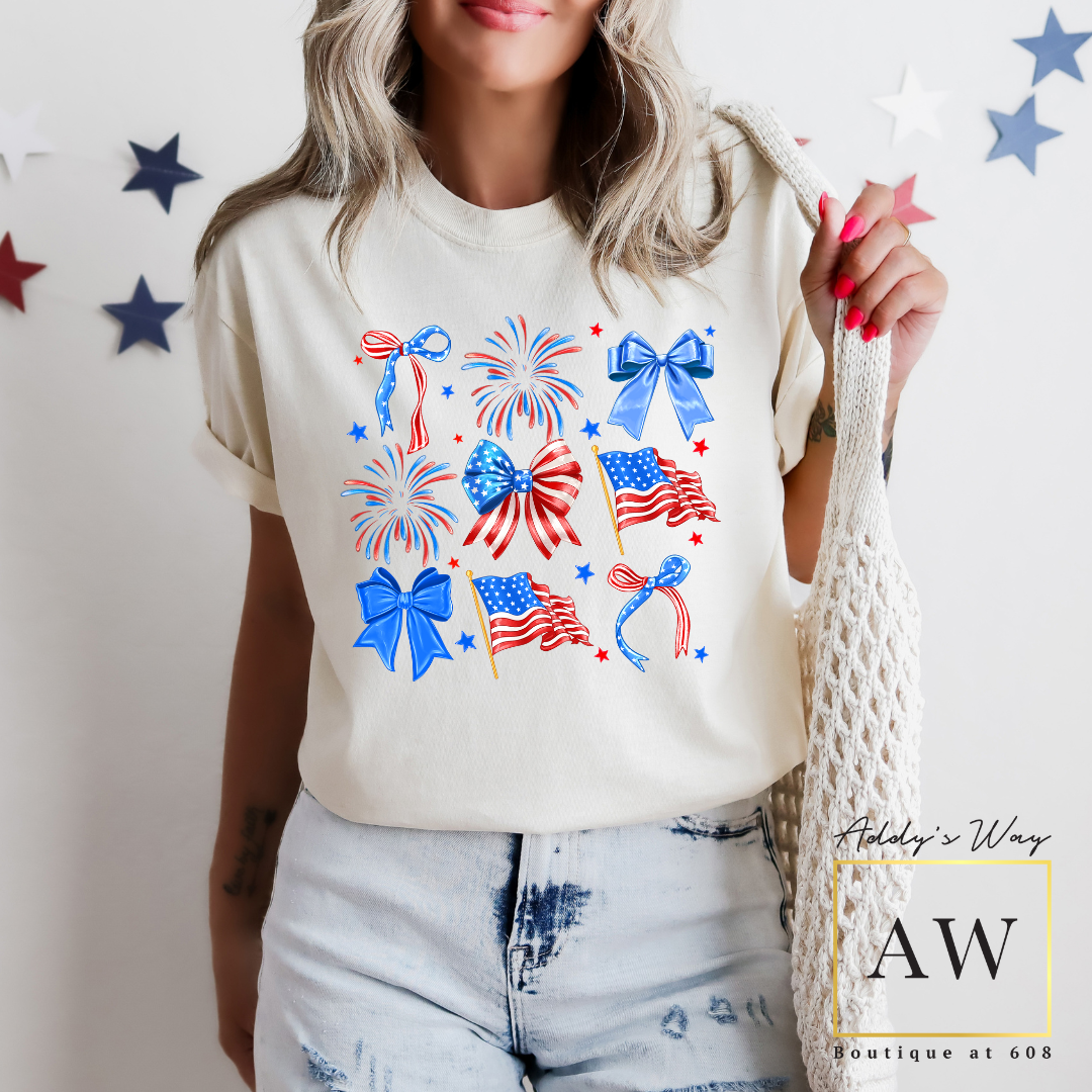 Patriotic Coquette Tee