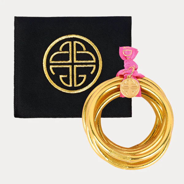 Gold All Weather Bangles® (Set of 6) - Serenity Prayer