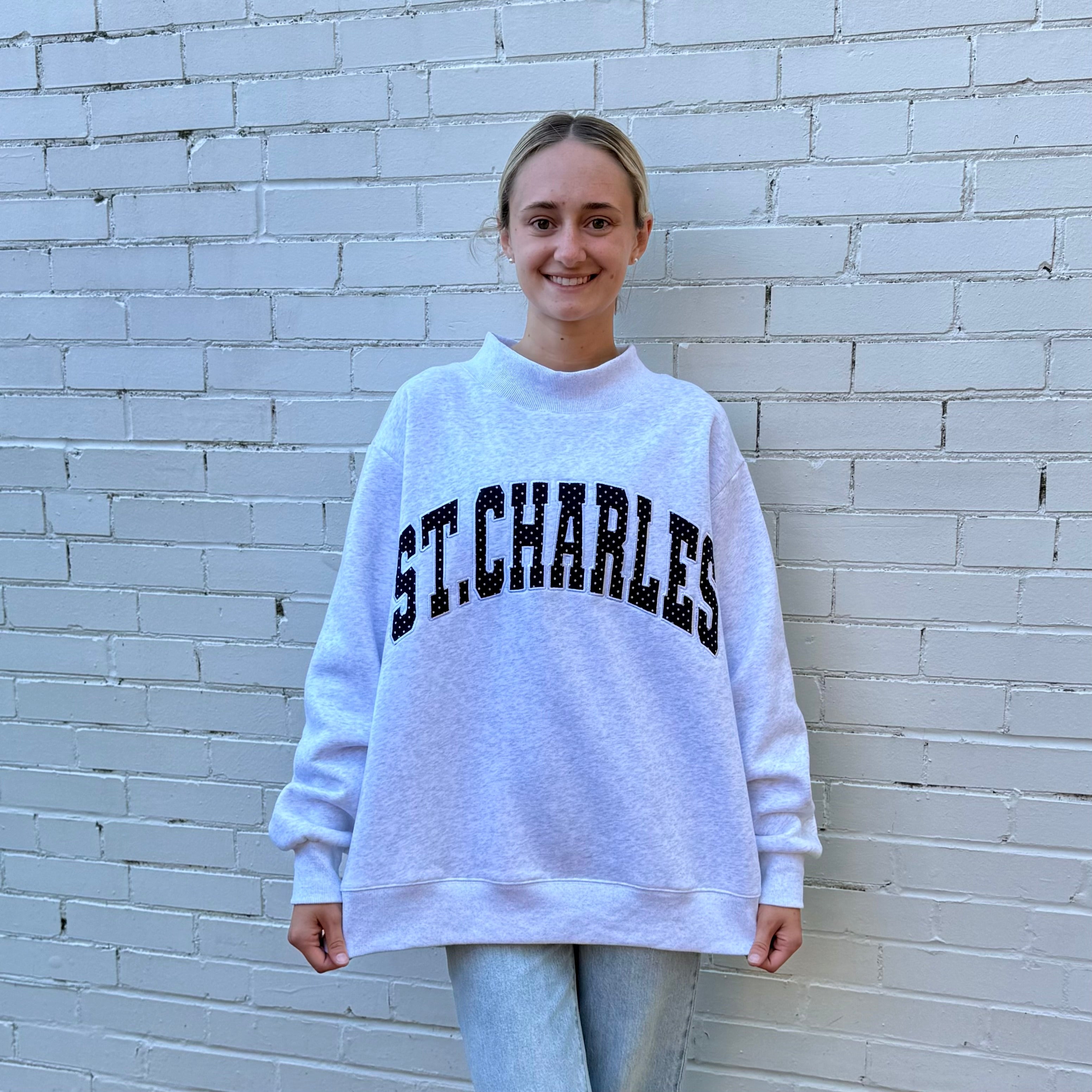 St. Charles Mock Neck Sweatshirt - PREORDER