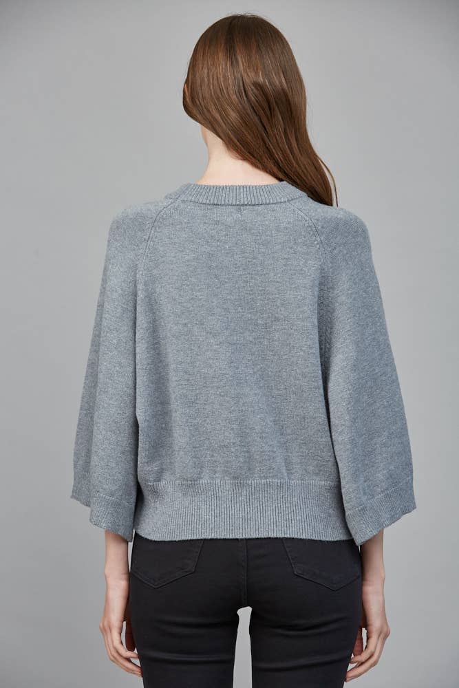 REGLAN CREW NECK SWEATER