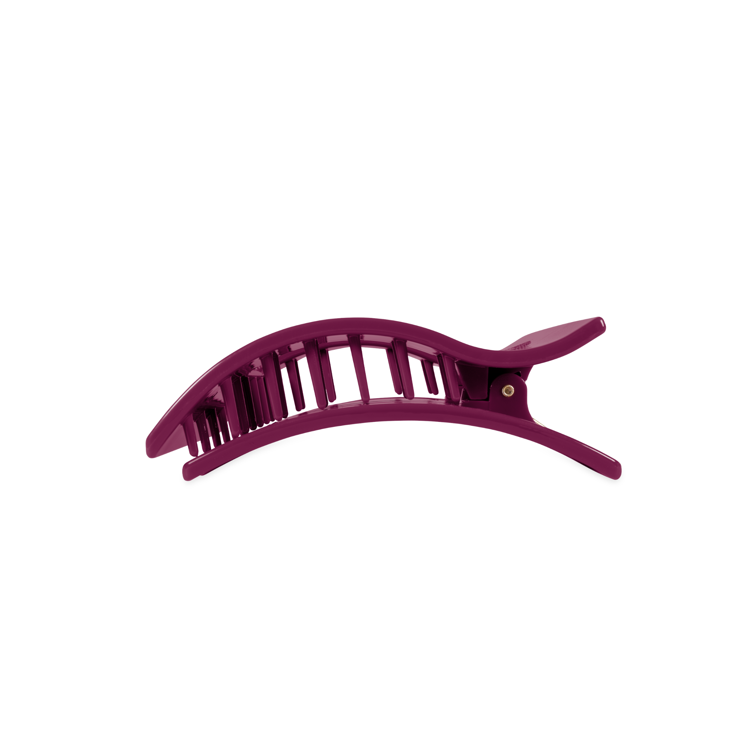 Mulberry Medium Flat Rectangle Hair Clip