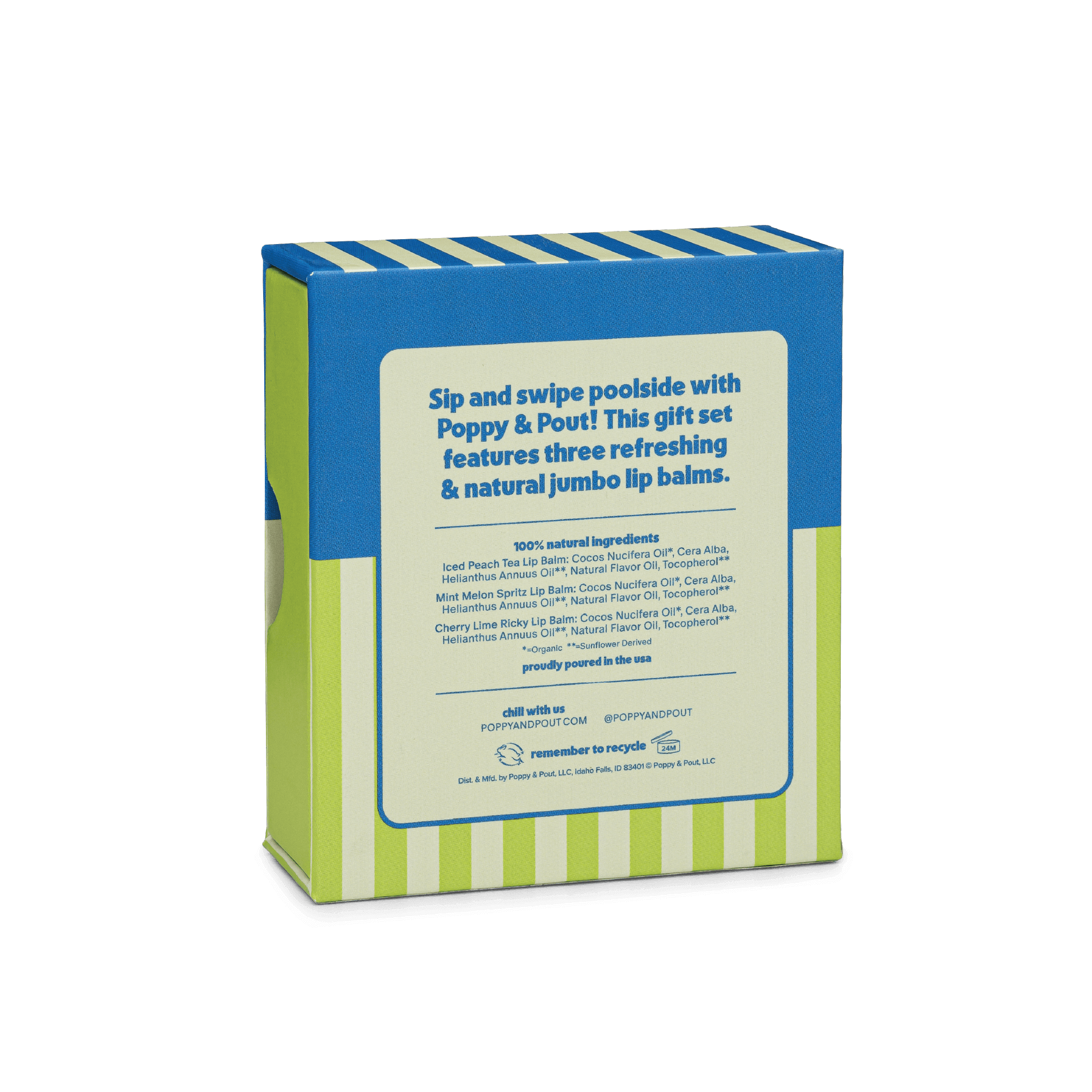 Gift Set, Lip Balm Trio, Retro Refreshers