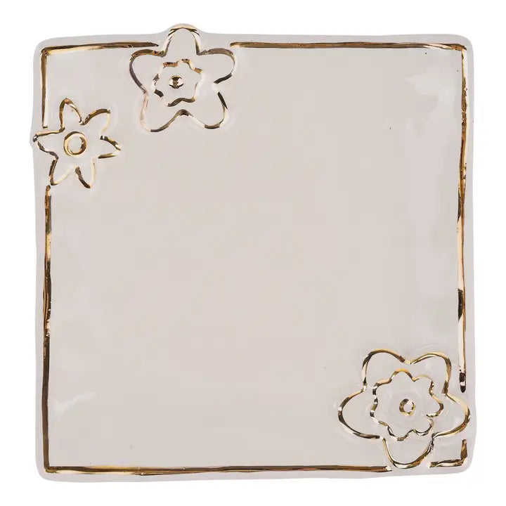 Floral Trinket Tray
