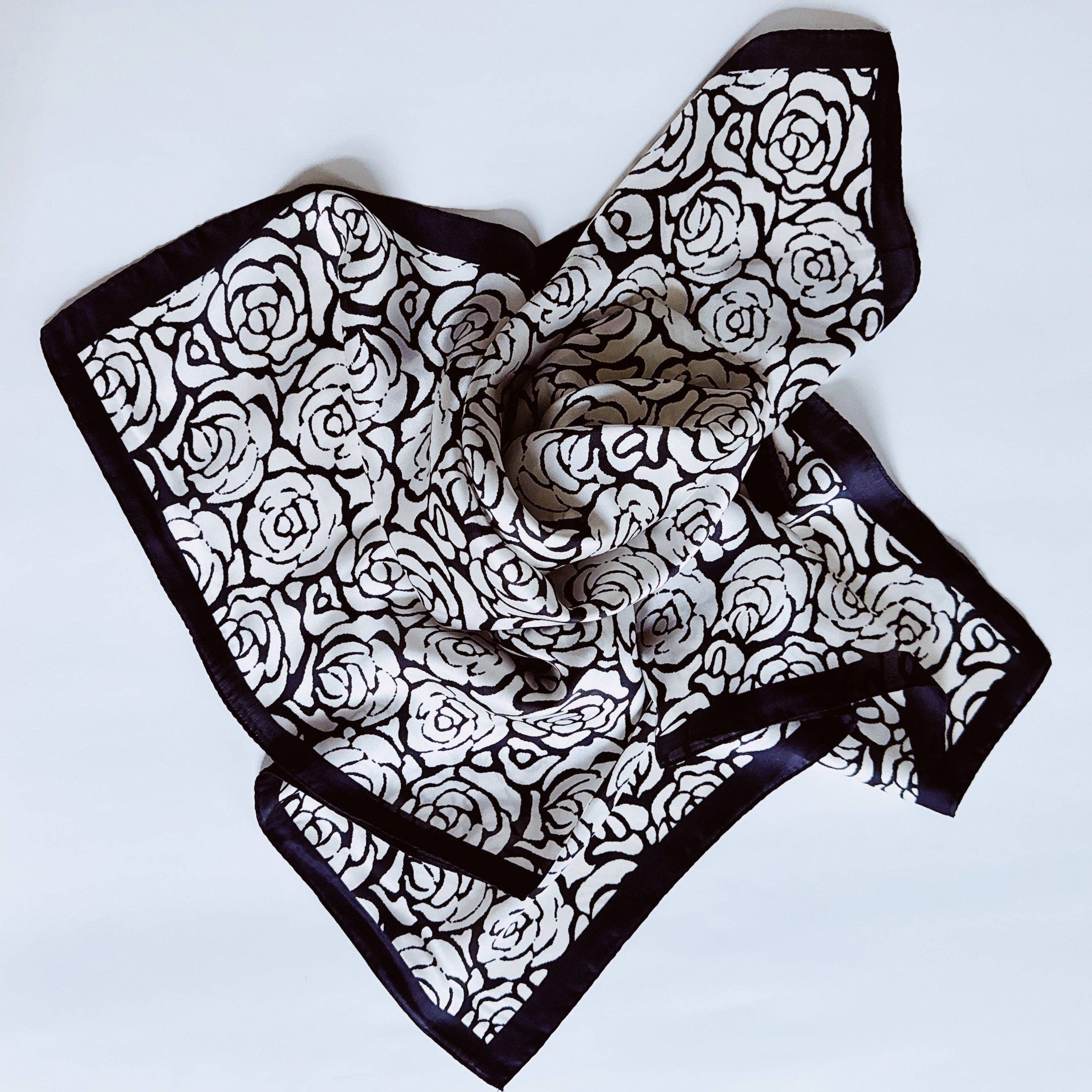 Silky Muse Satin Square Scarf