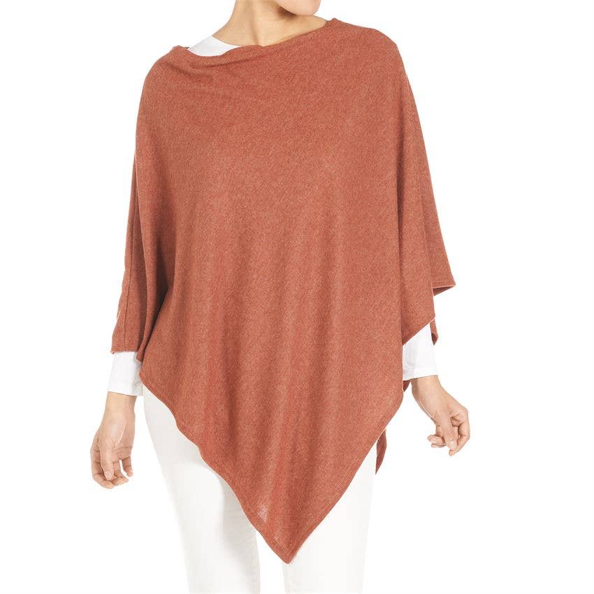 The Lightweight Brushed Poncho-Fall