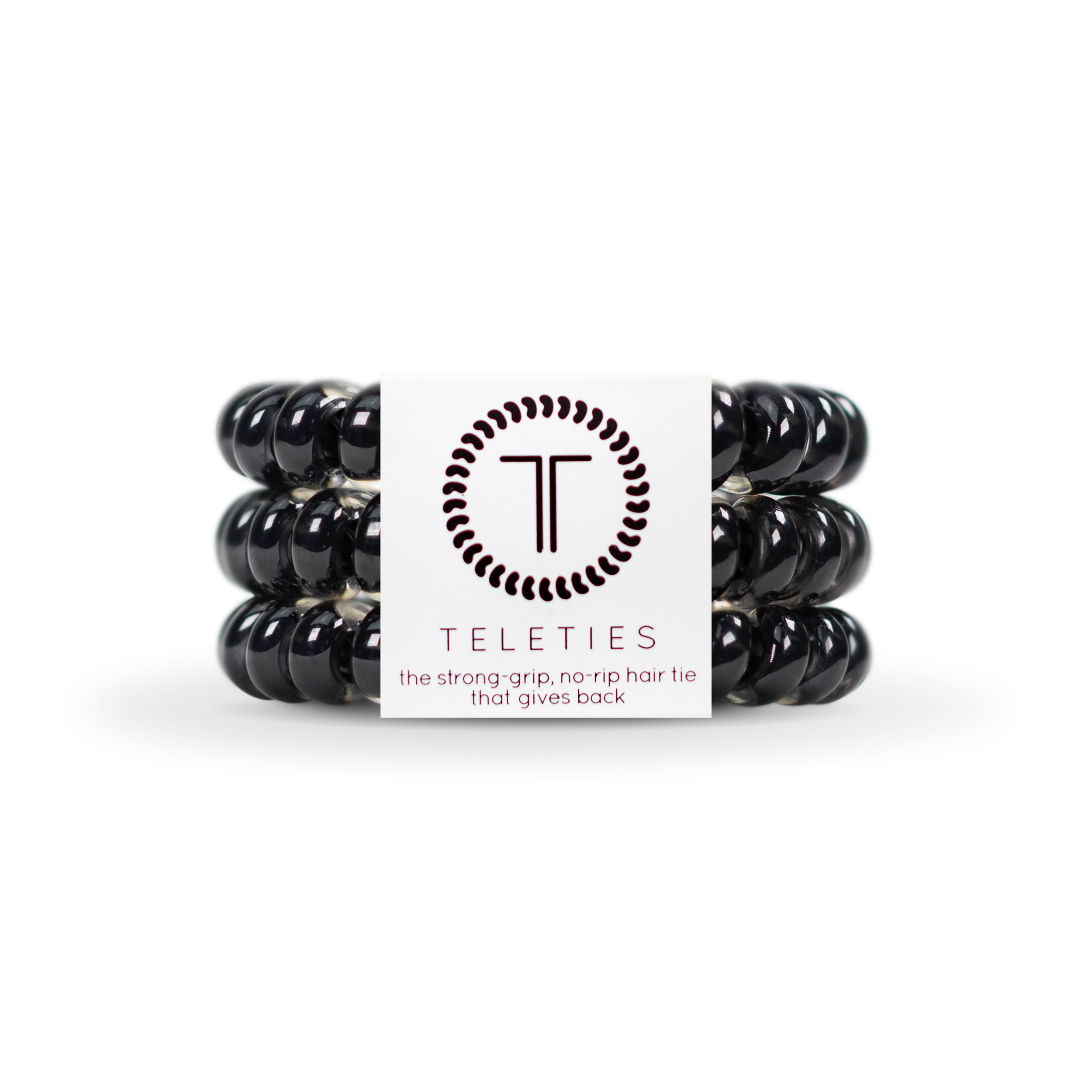 Spiral Hair Coils | Large | Jet Blac Hair Ties