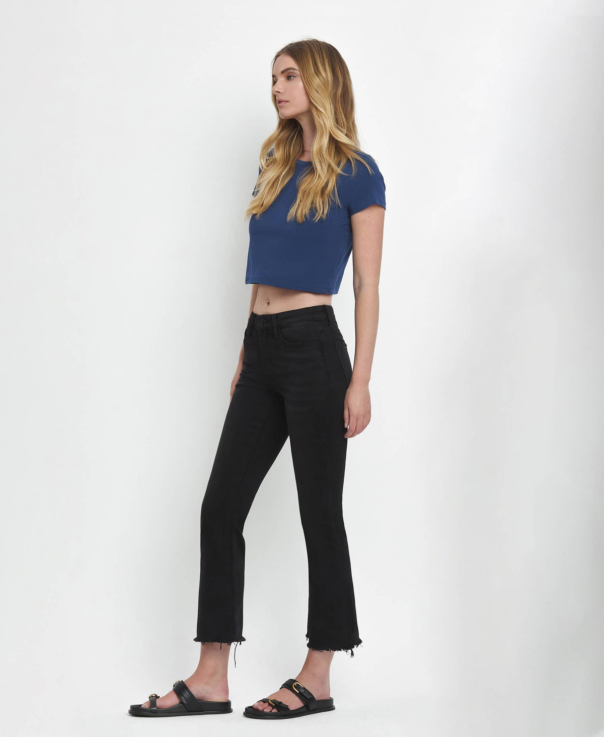 GRANDEUR MID RISE CROP FLARE