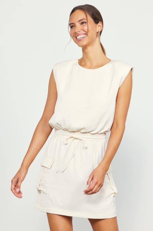 Muscle Utility Mini Dress