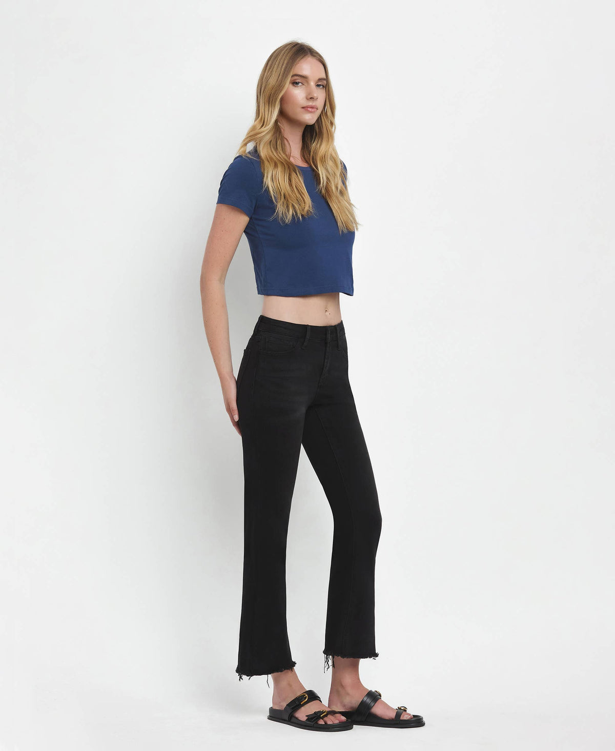 GRANDEUR MID RISE CROP FLARE
