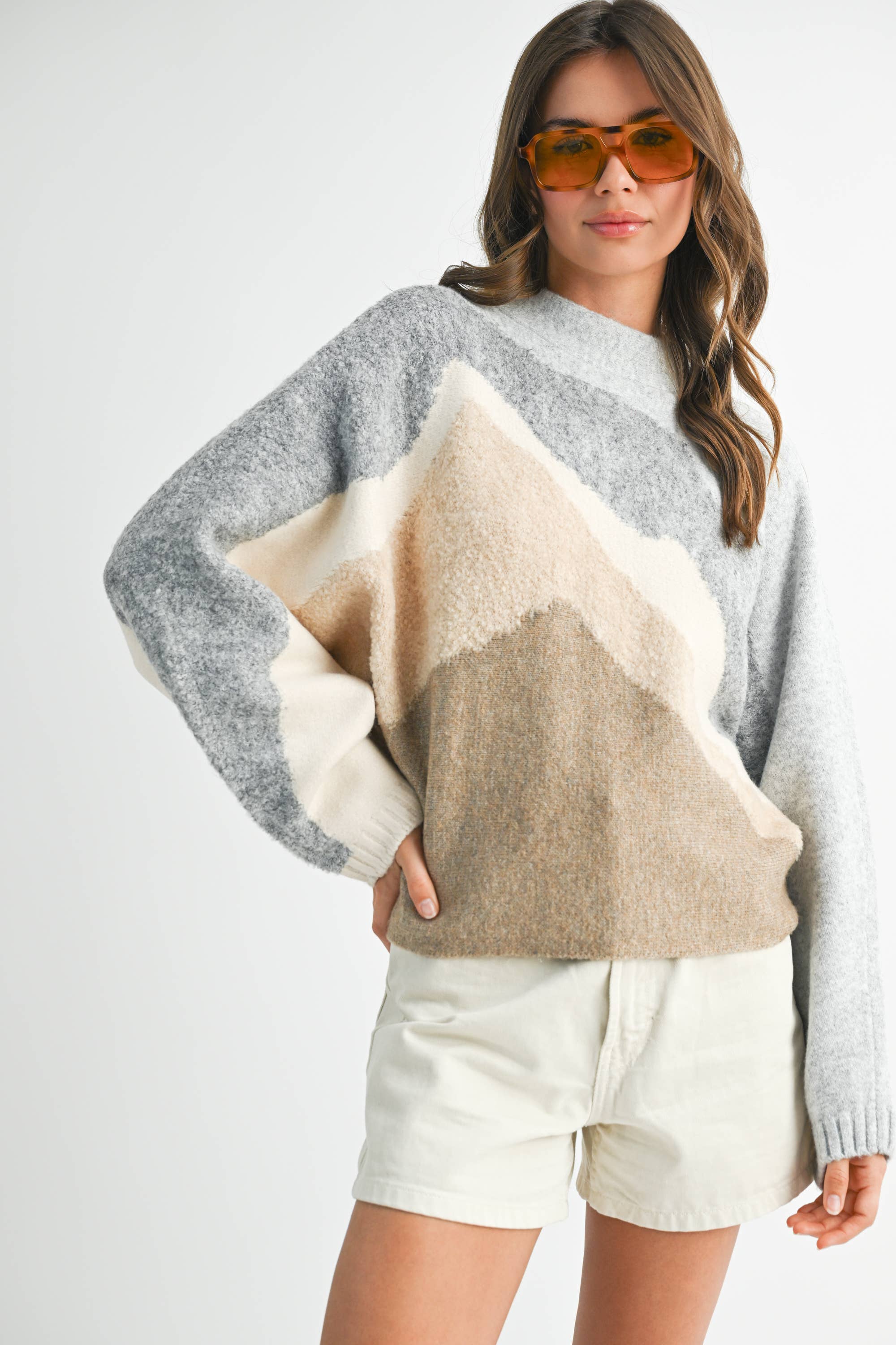 Color Block Sweater