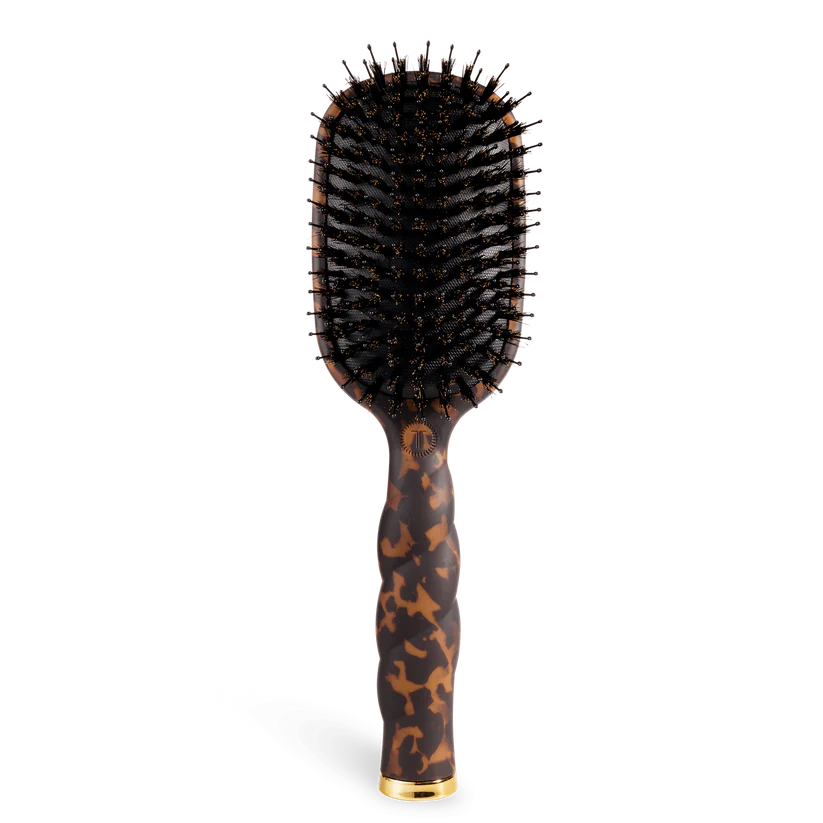 Teleties Hair Brush - Tortoise Boar Bristle