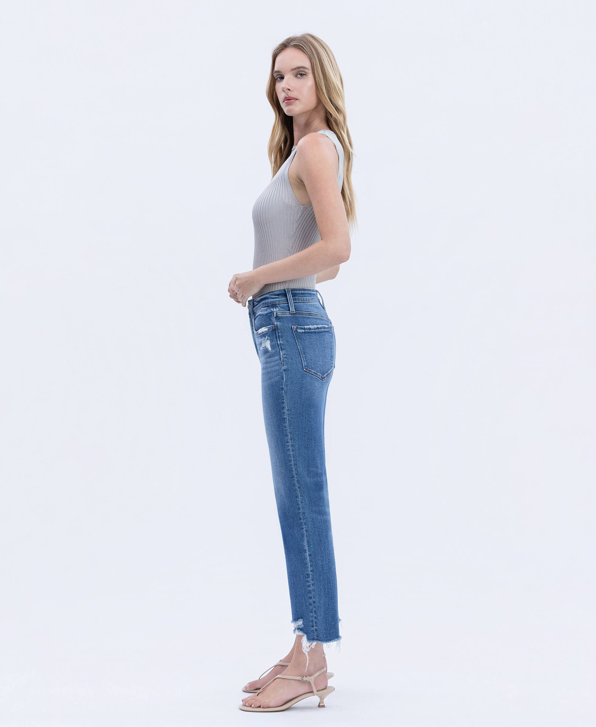 HIIGH RISE CROP STRAIGHT