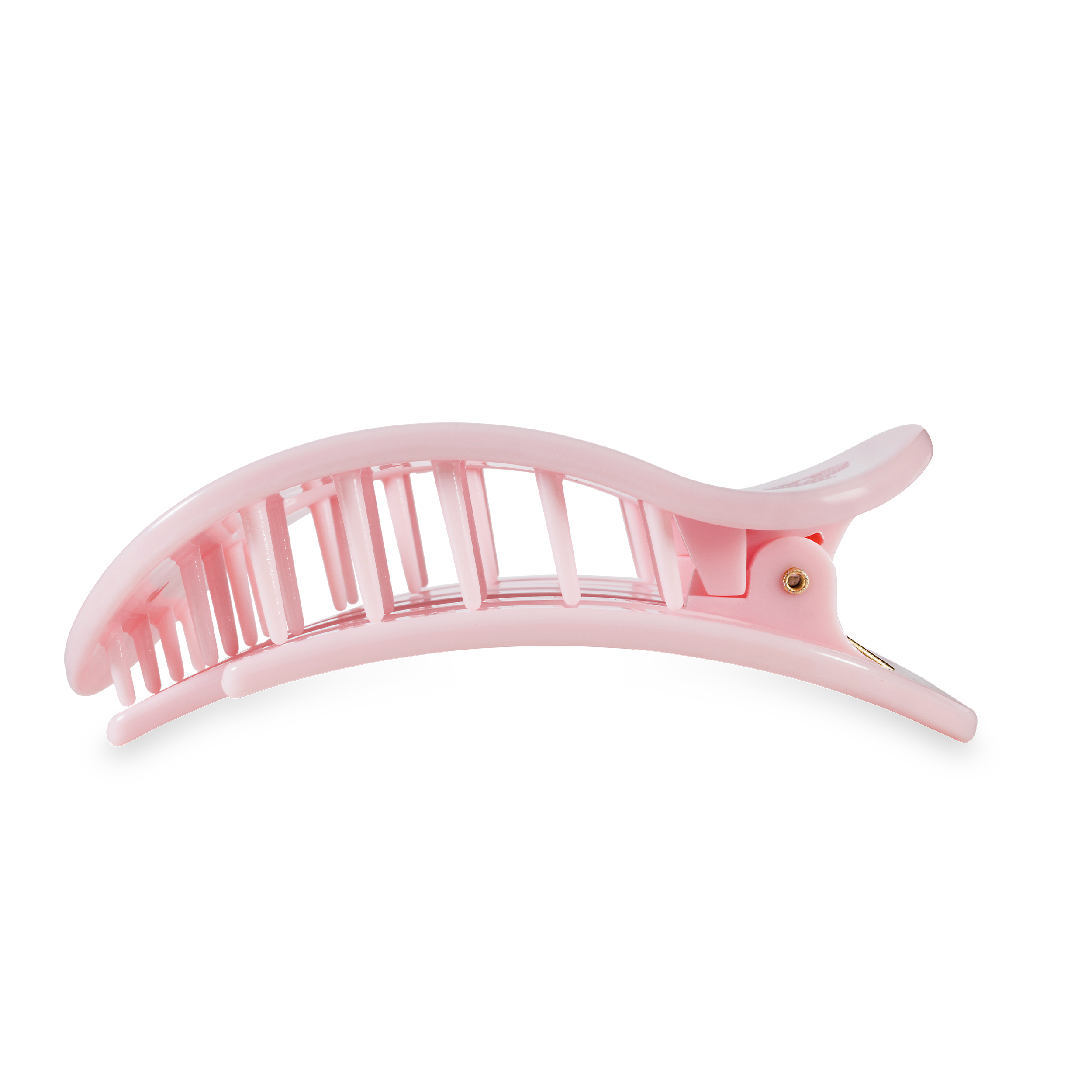 Flat Round Hair Clip | Large | Pink Ribbon Power