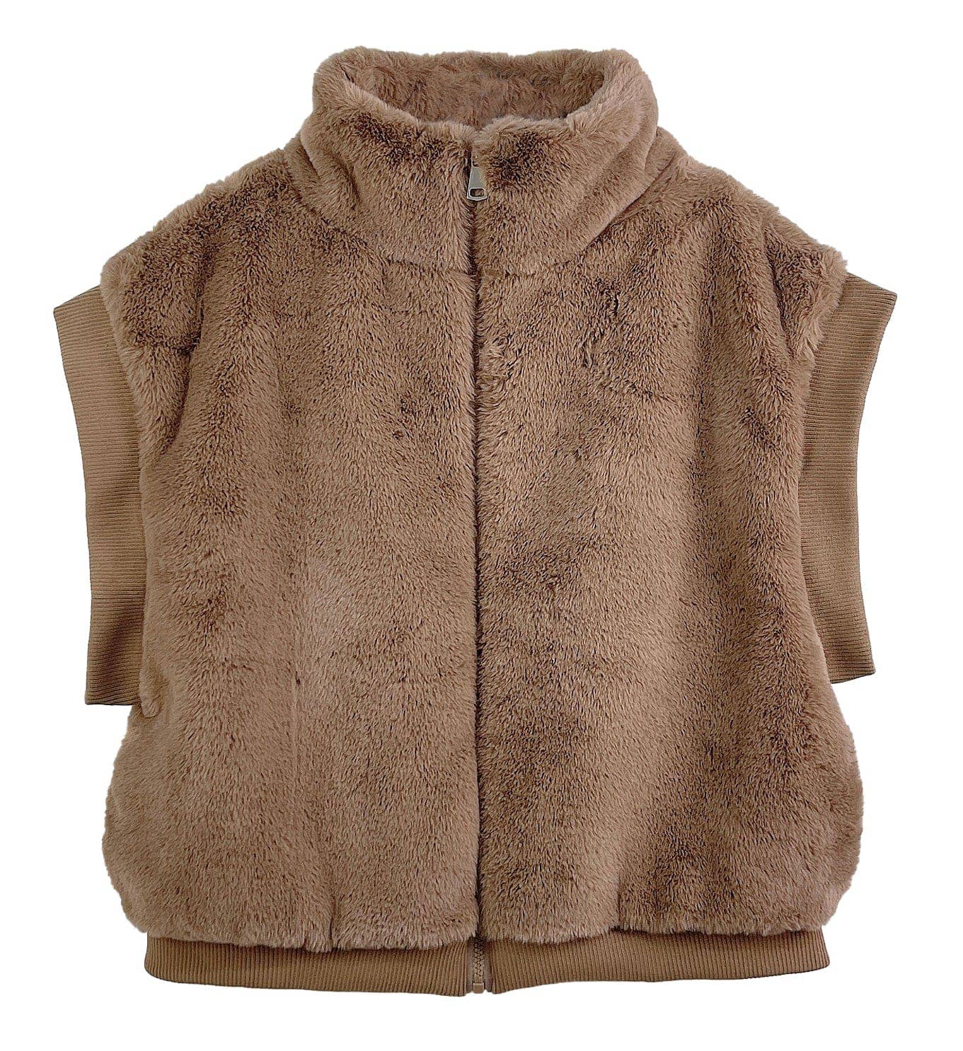 Oversized Faux Fur Bomber