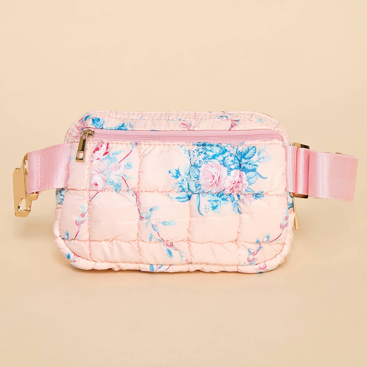 Floral Quilted Fanny Pack