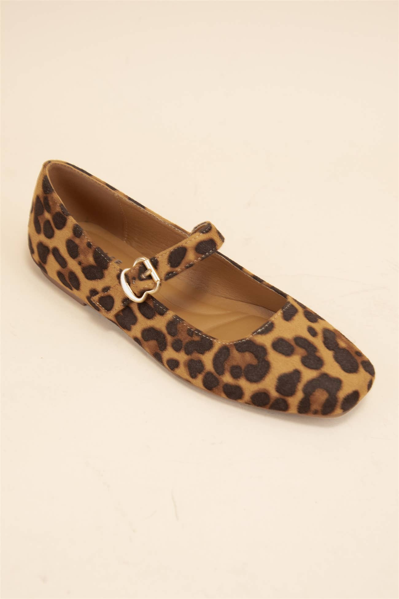 SQUARE TOE MARY JANE FLATS