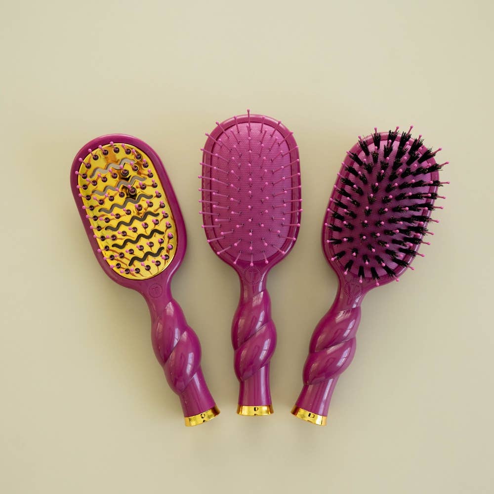 Mini Vented Hair Brush - Mulberry