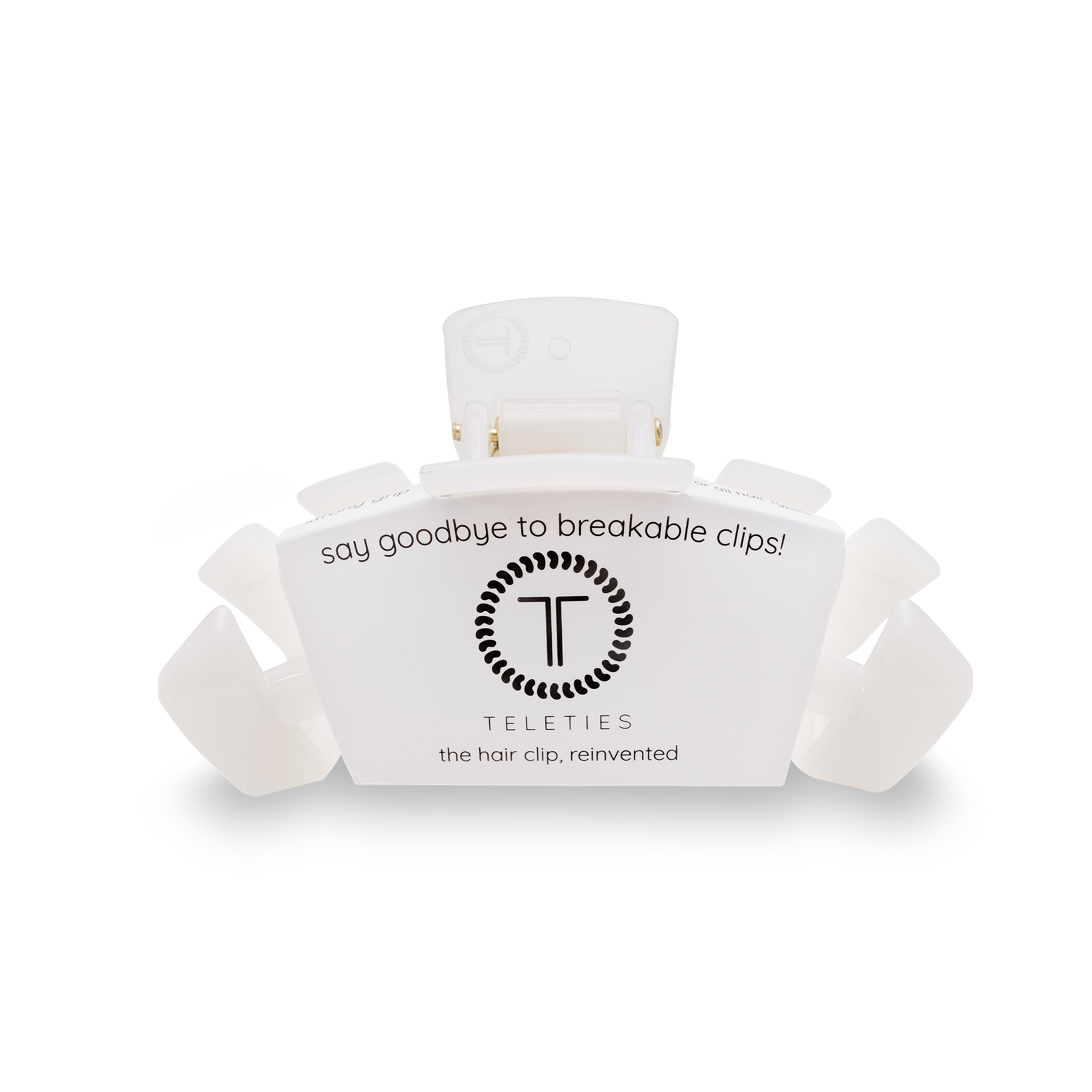 Classic Hair Clip | Medium | Coconut White