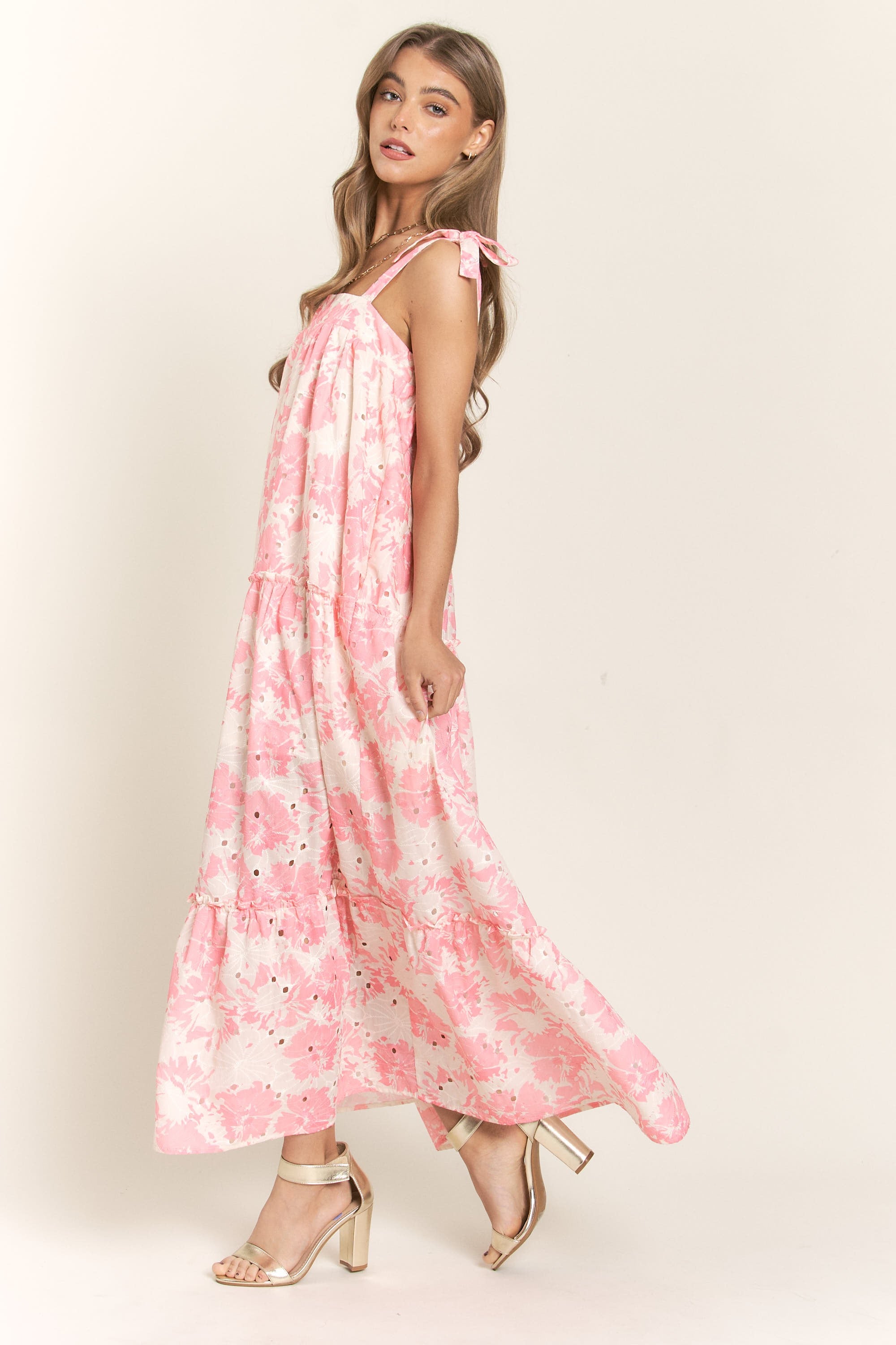 Floral Bandeau Maxi Dress