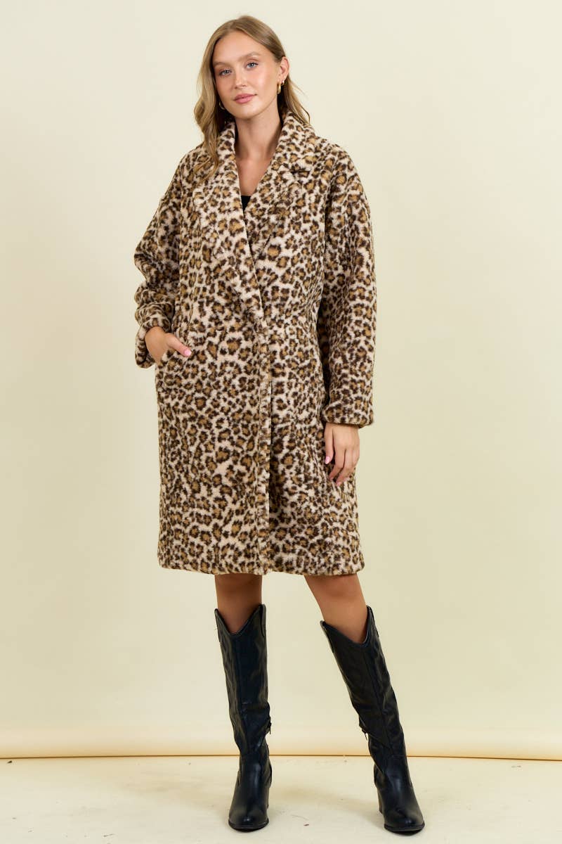 SHEARLING OVERSIZED COAT