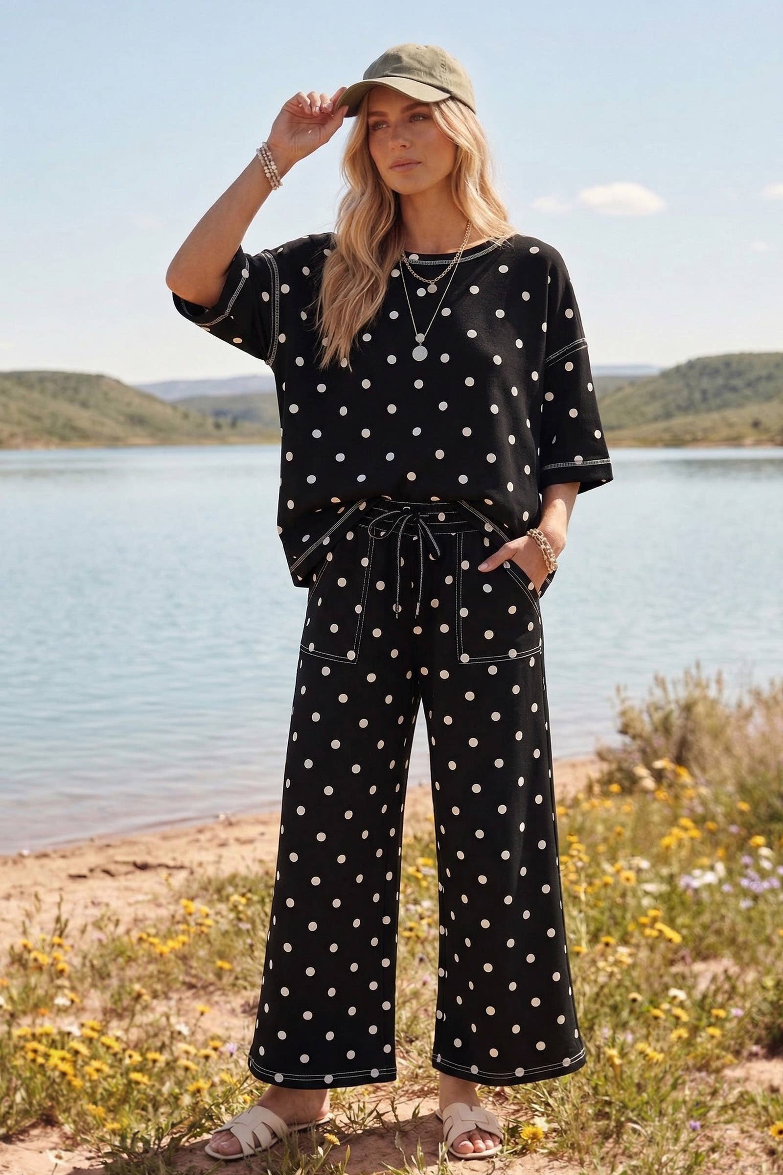 Scuba Polka Dot Set
