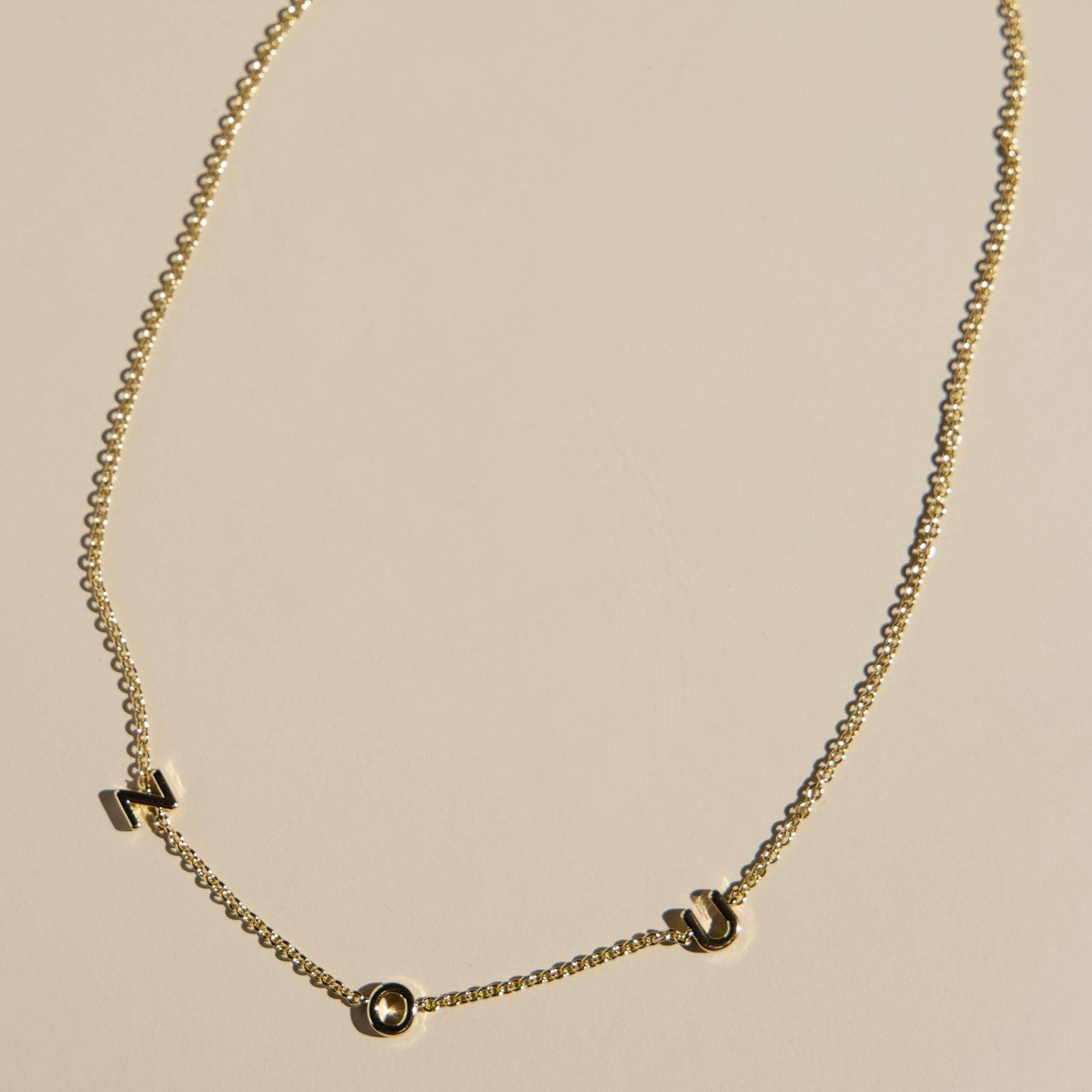 University of Missouri ZOU Initial Necklace