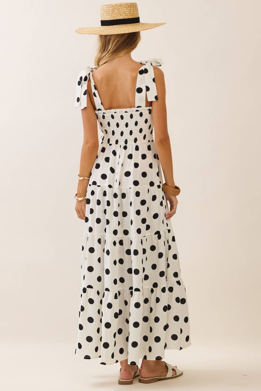 Polka Dot Midi Dress