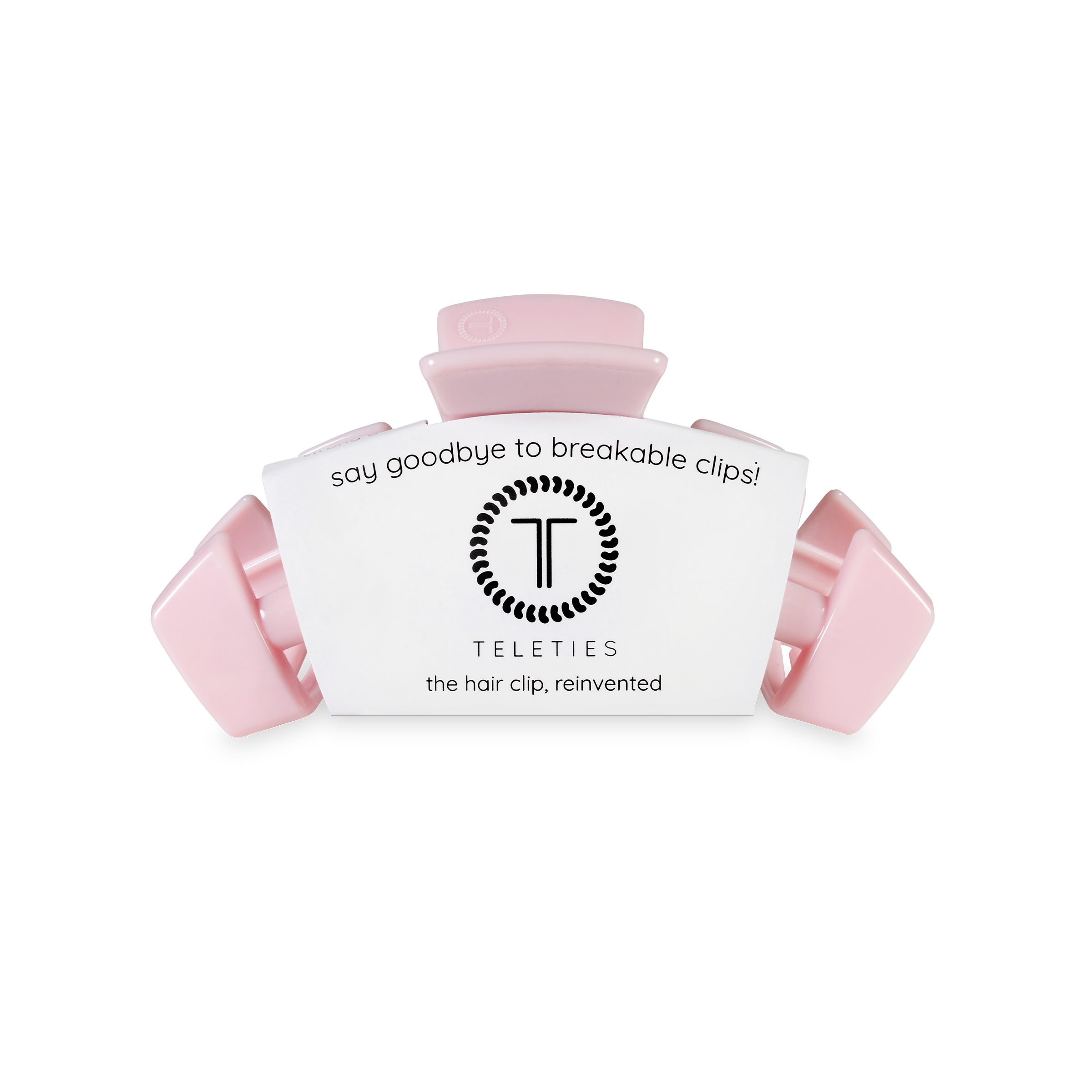 Classic Hair Clip | Medium | Pink Ribbon