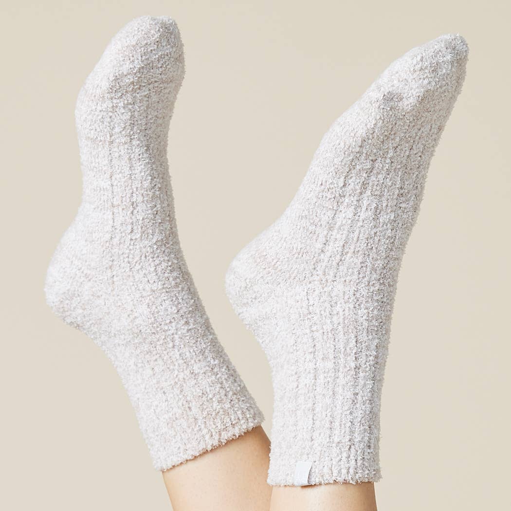 Cozy Marshmallow Crew Socks
