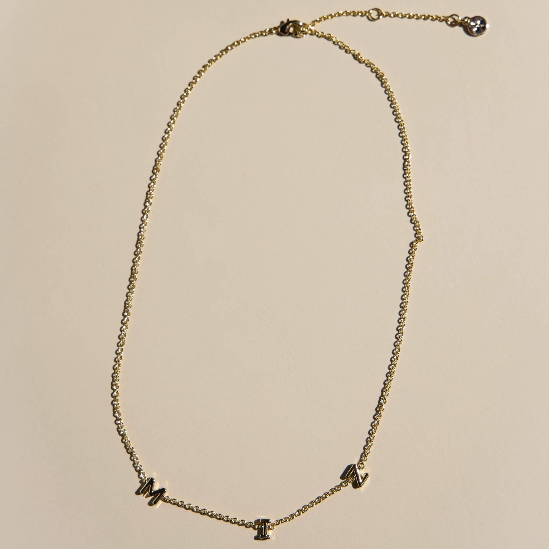University of Missouri MIZ Initial Necklace