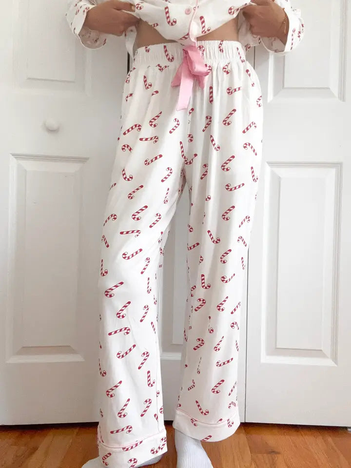 Candy Cane Holiday PJ's - Pajama Pants
