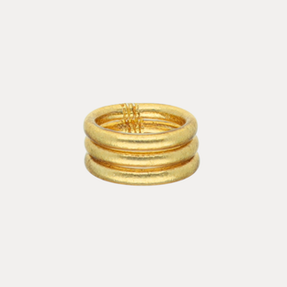 Gold All Weather Rings - Set of 3