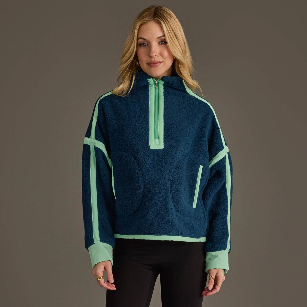 Half Zip Sherpa Fleece