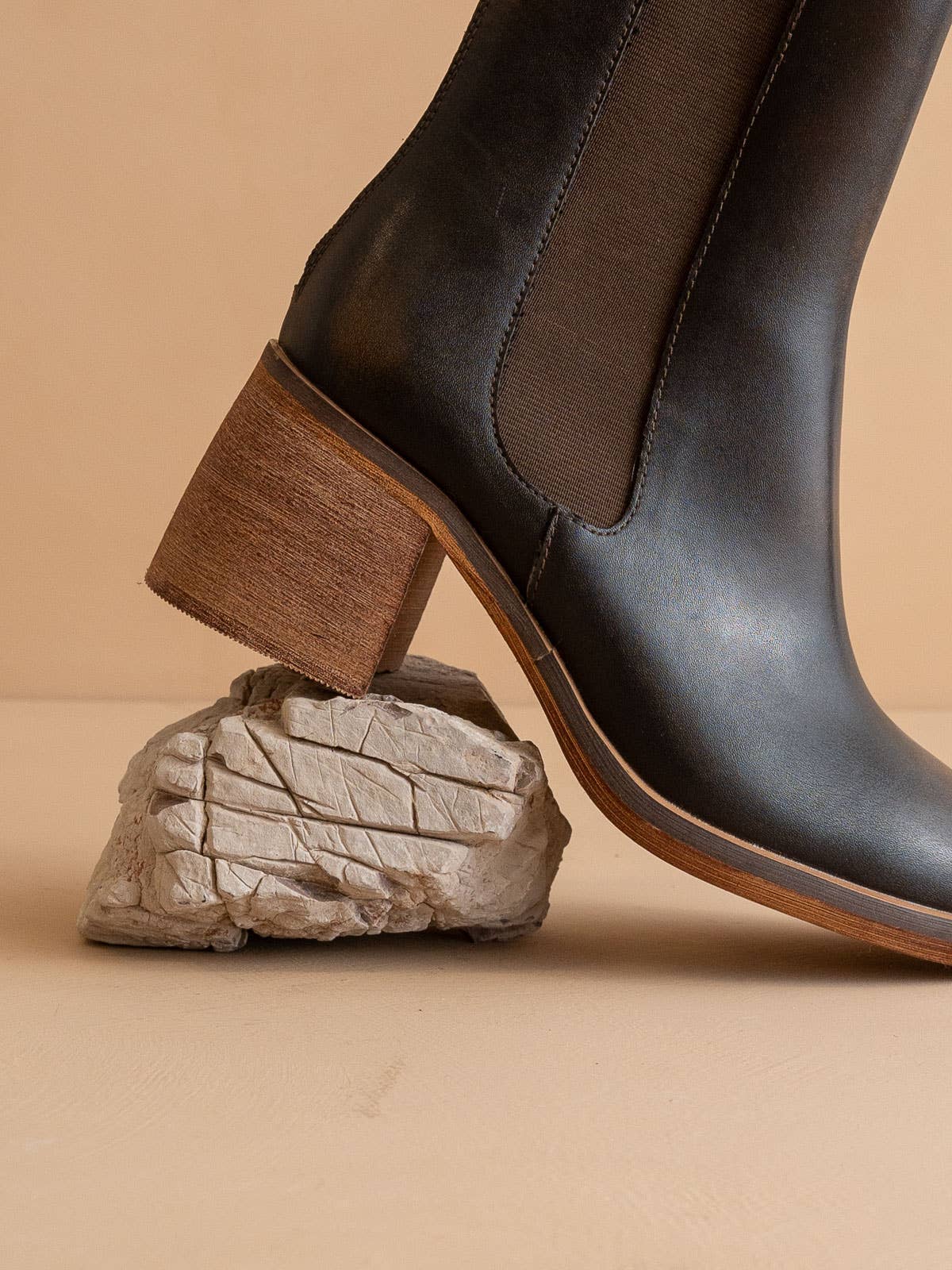 Espresso Chelsea Heel Boots
