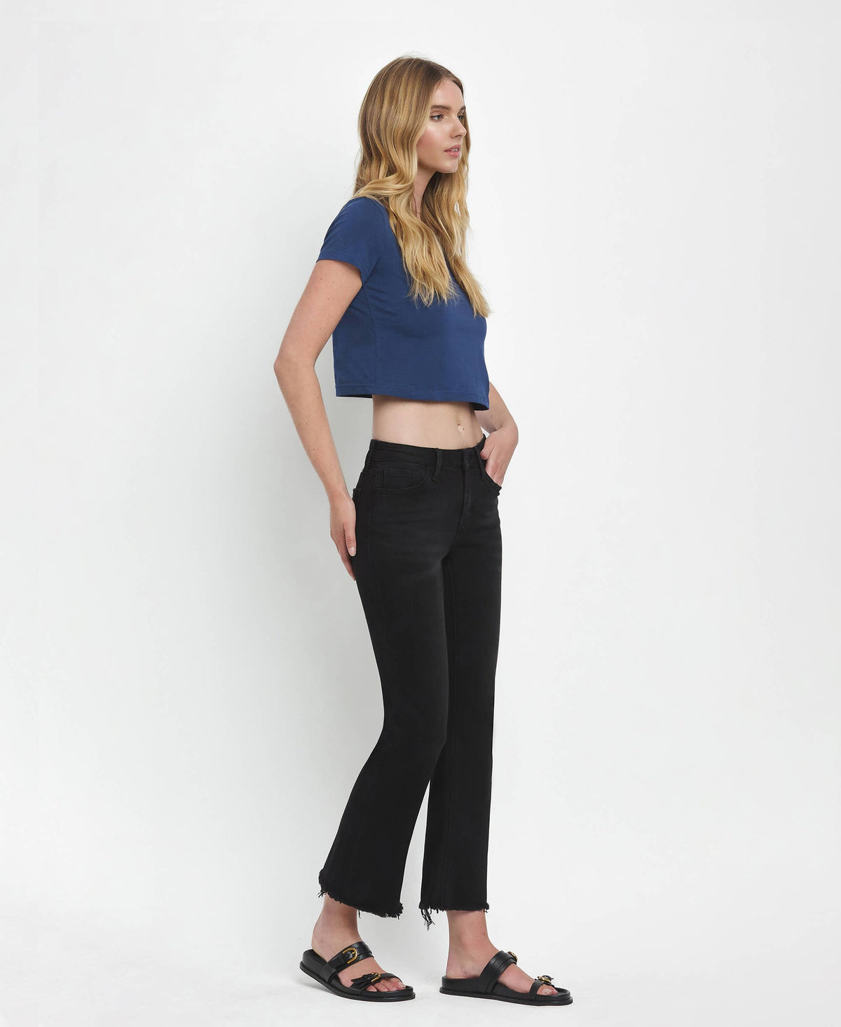 GRANDEUR MID RISE CROP FLARE