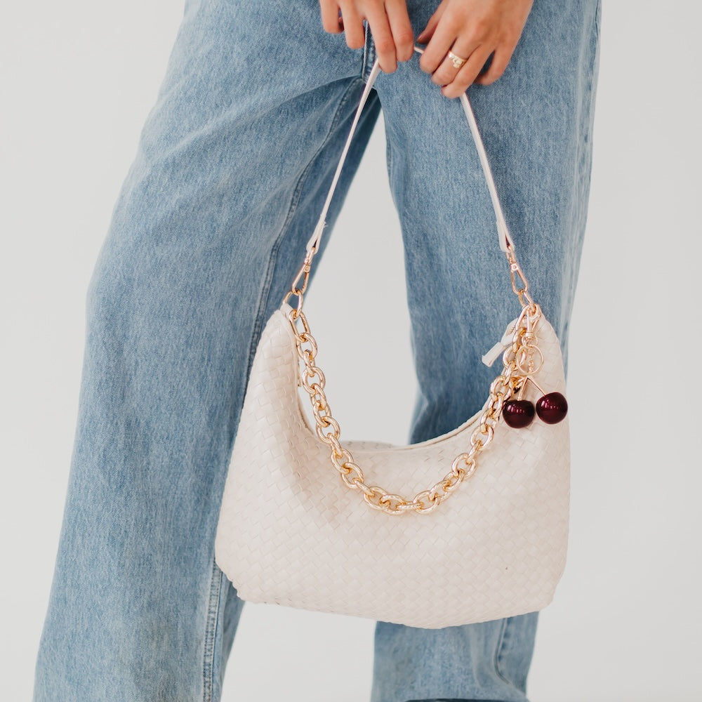 Sienna Woven Shoulder Bag