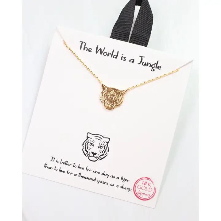 The World is A Jungle Necklace