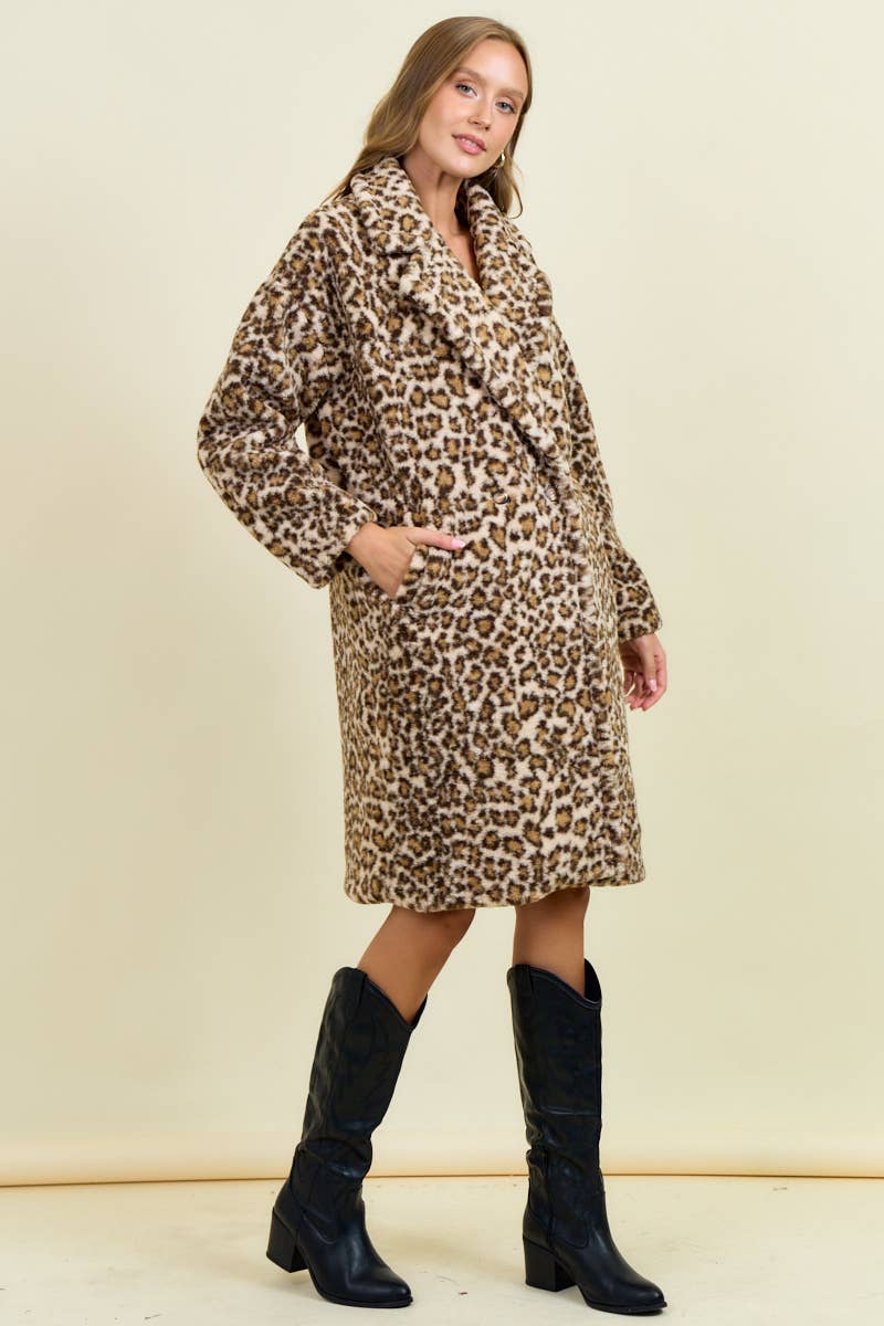 SHEARLING OVERSIZED COAT