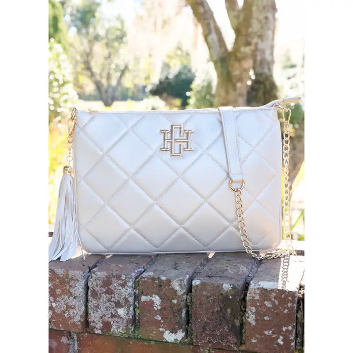 Madelyn Clutch/Crossbody - Pearl