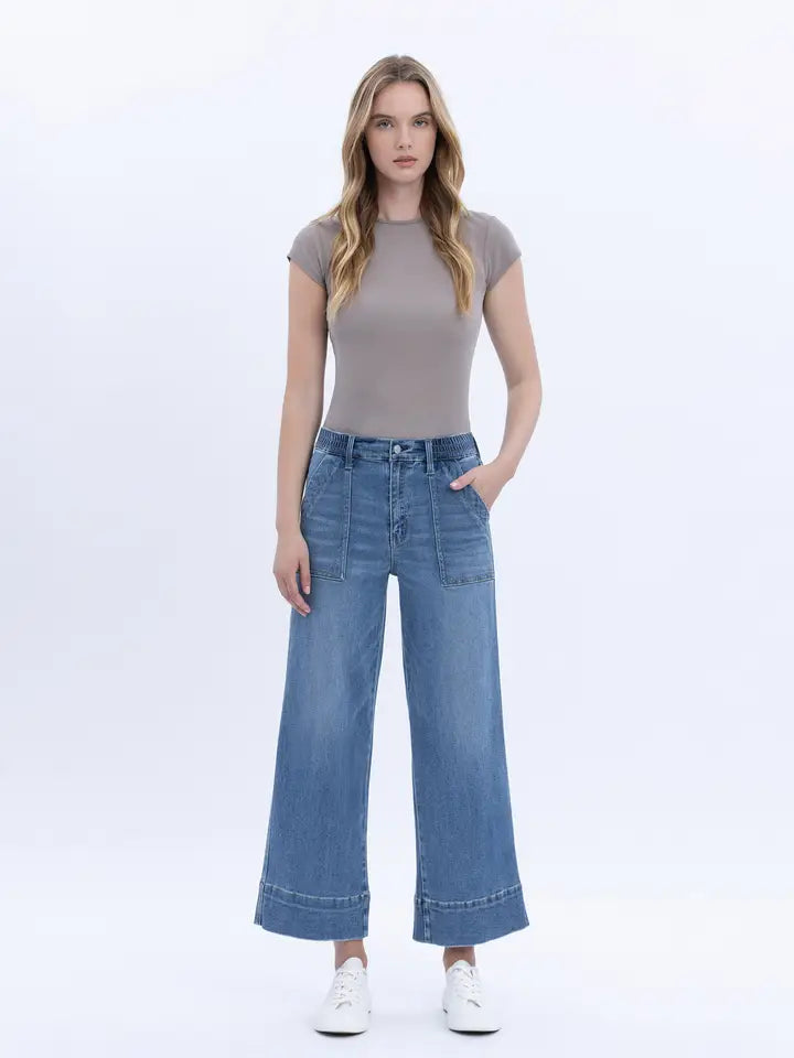 High Rise Wide Leg