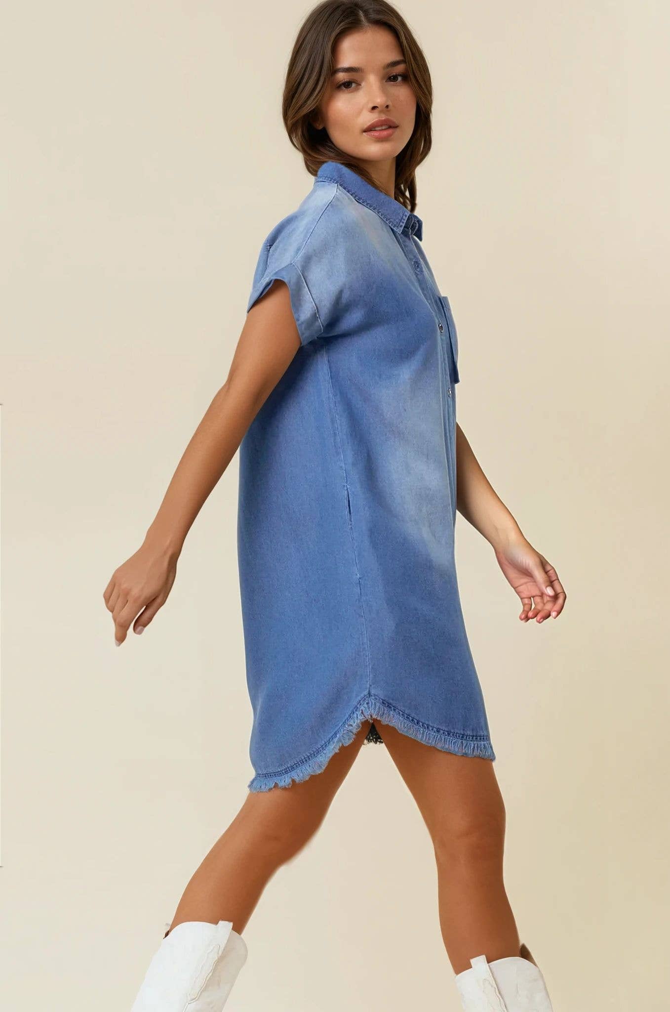 TENCEL MINI DRESS